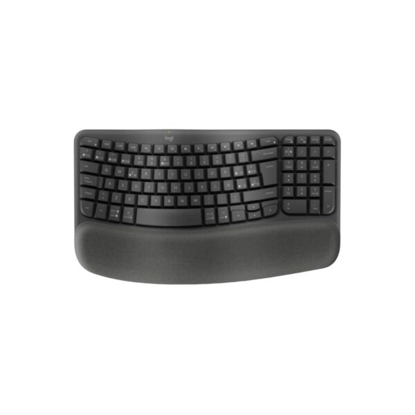 Teclado Ergonomico Inalambrico Wave Keys Business Grafito