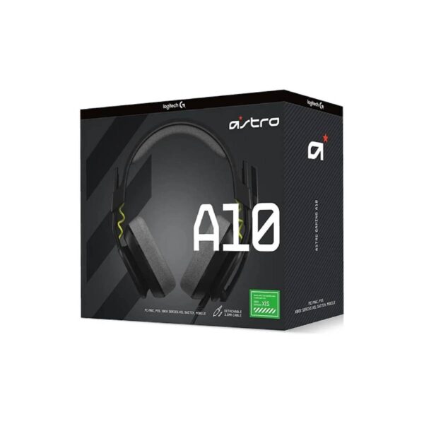 Audifonos Gamer Logitech Astro Gaming A10 Gen 2 Negro - Imagen 4