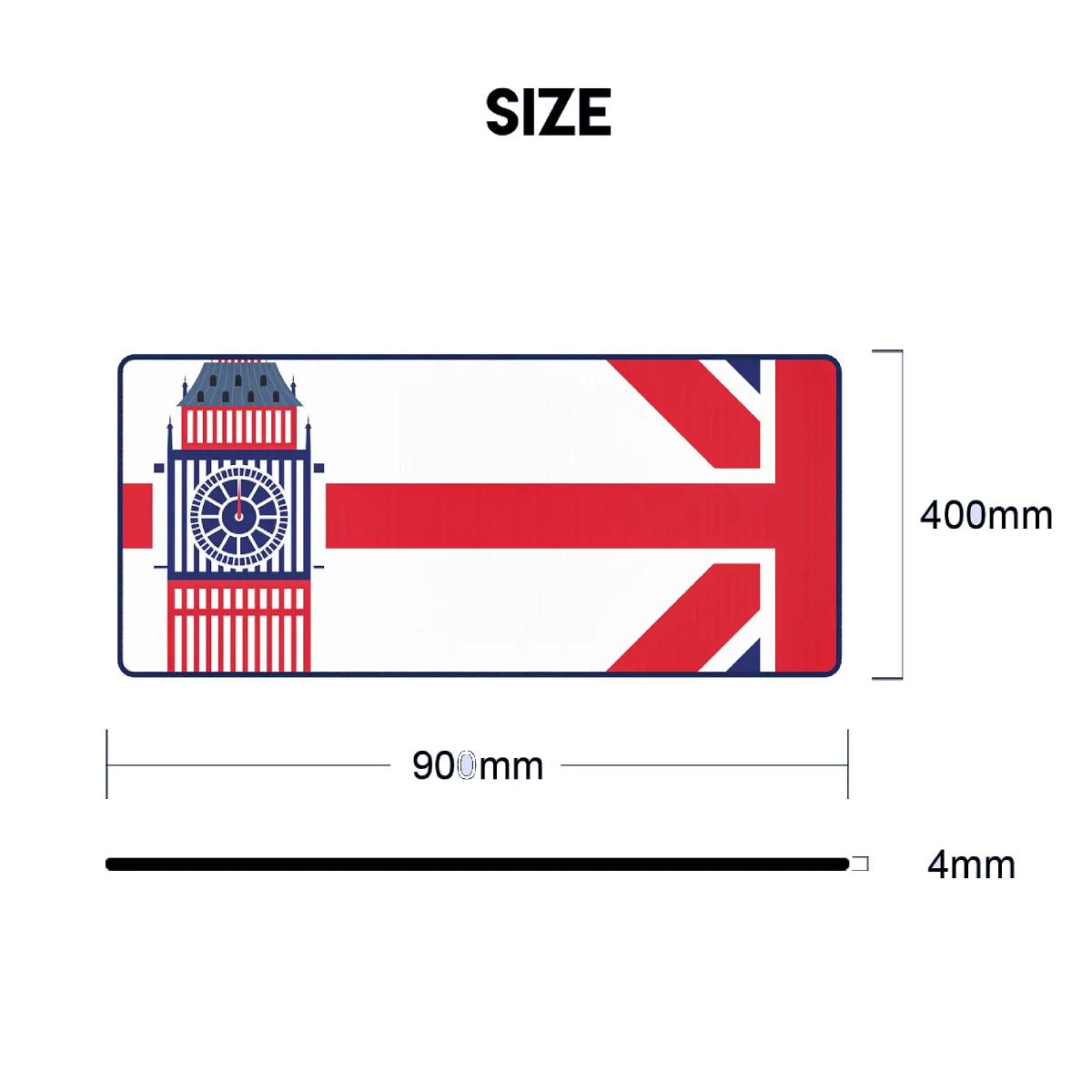 Mousepad Fantech ATO Deskmat MP905 XL London - Imagen 4