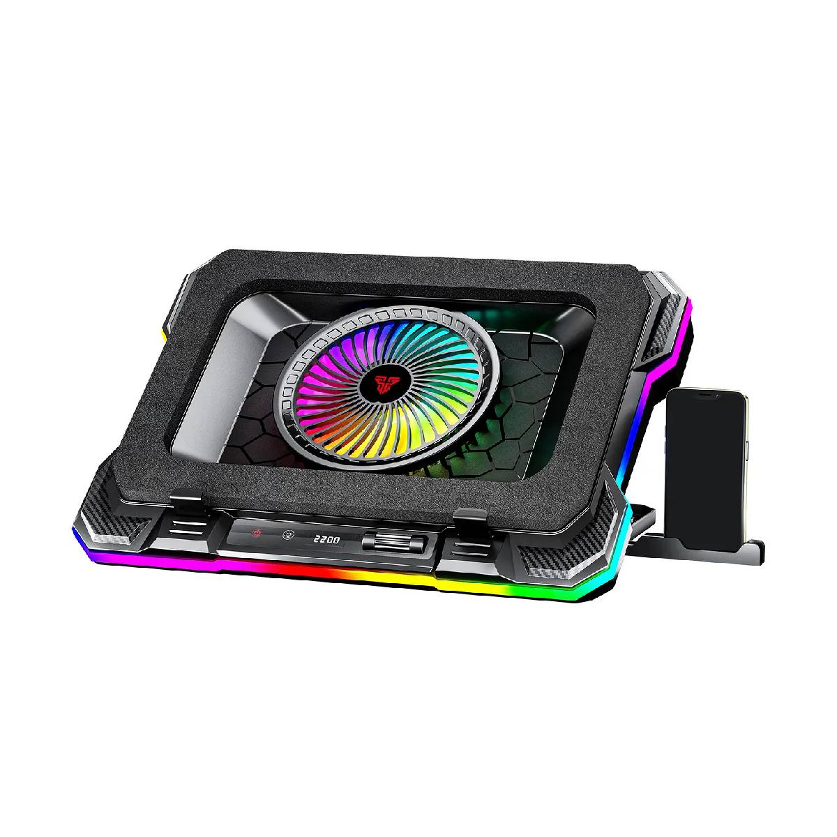 Base de Notebook Fantech NC22 Black RGB - Imagen 3