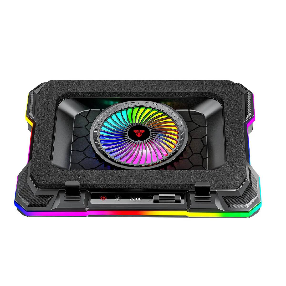 Base de Notebook Fantech NC22 Black RGB