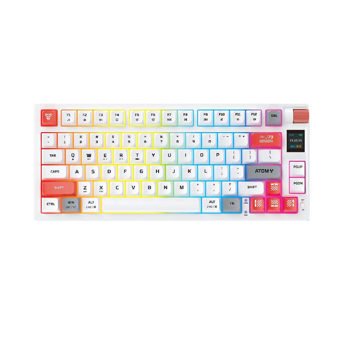 Teclado Fantech MK917 ATOM Pro79 White (Switch Red)