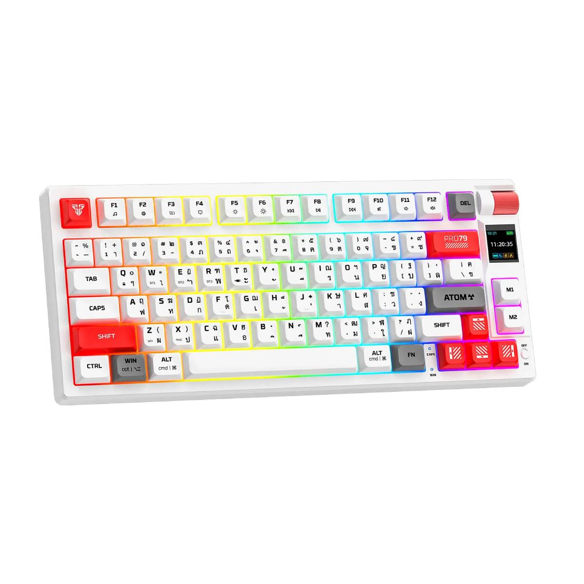 Teclado Fantech MK917 ATOM Pro79 White (Switch Red) - Imagen 2