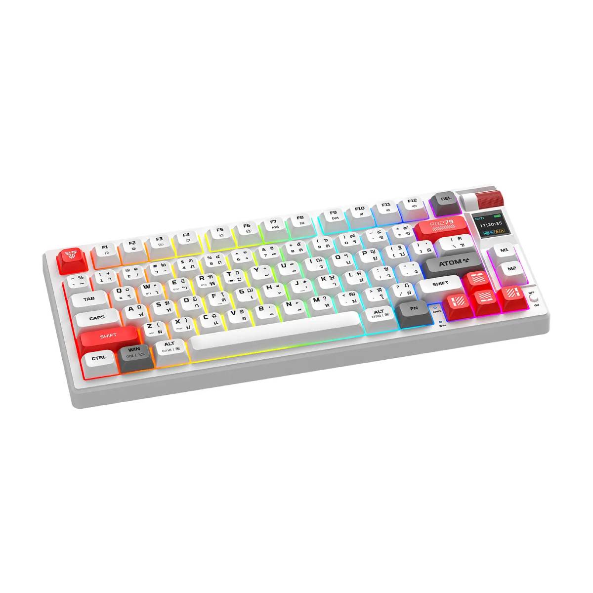 Teclado Fantech MK917 ATOM Pro79 White (Switch Red) - Imagen 4