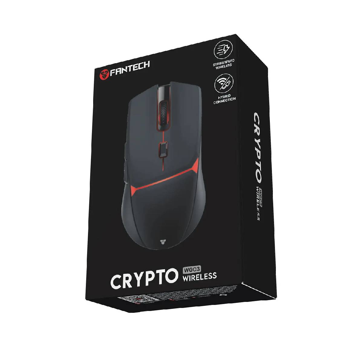 Mouse Inalámbrico Fantech WGC3 CRYPTO Black - Imagen 4