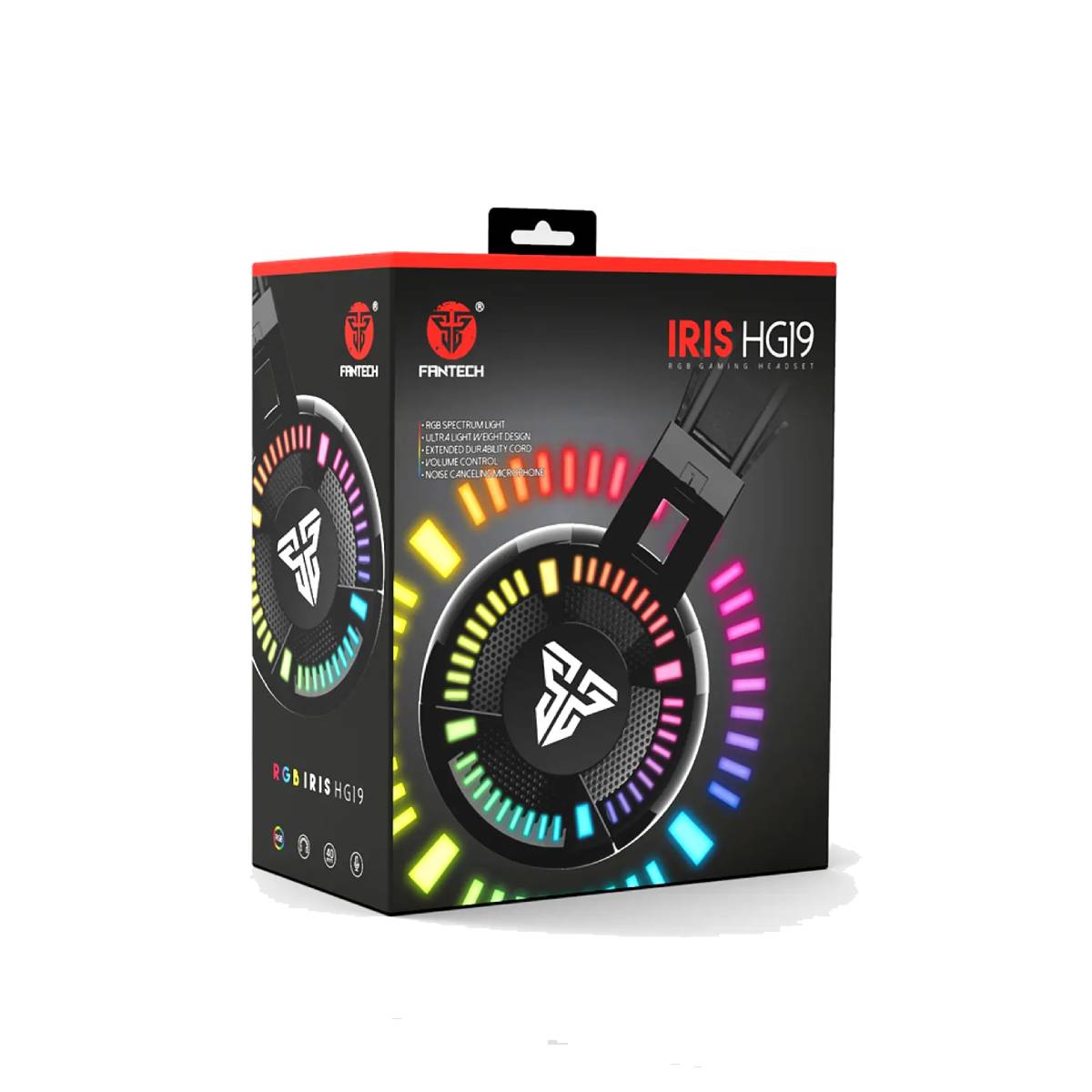 Audífonos Fantech HG19 IRIS RGB Black Edition - Imagen 4