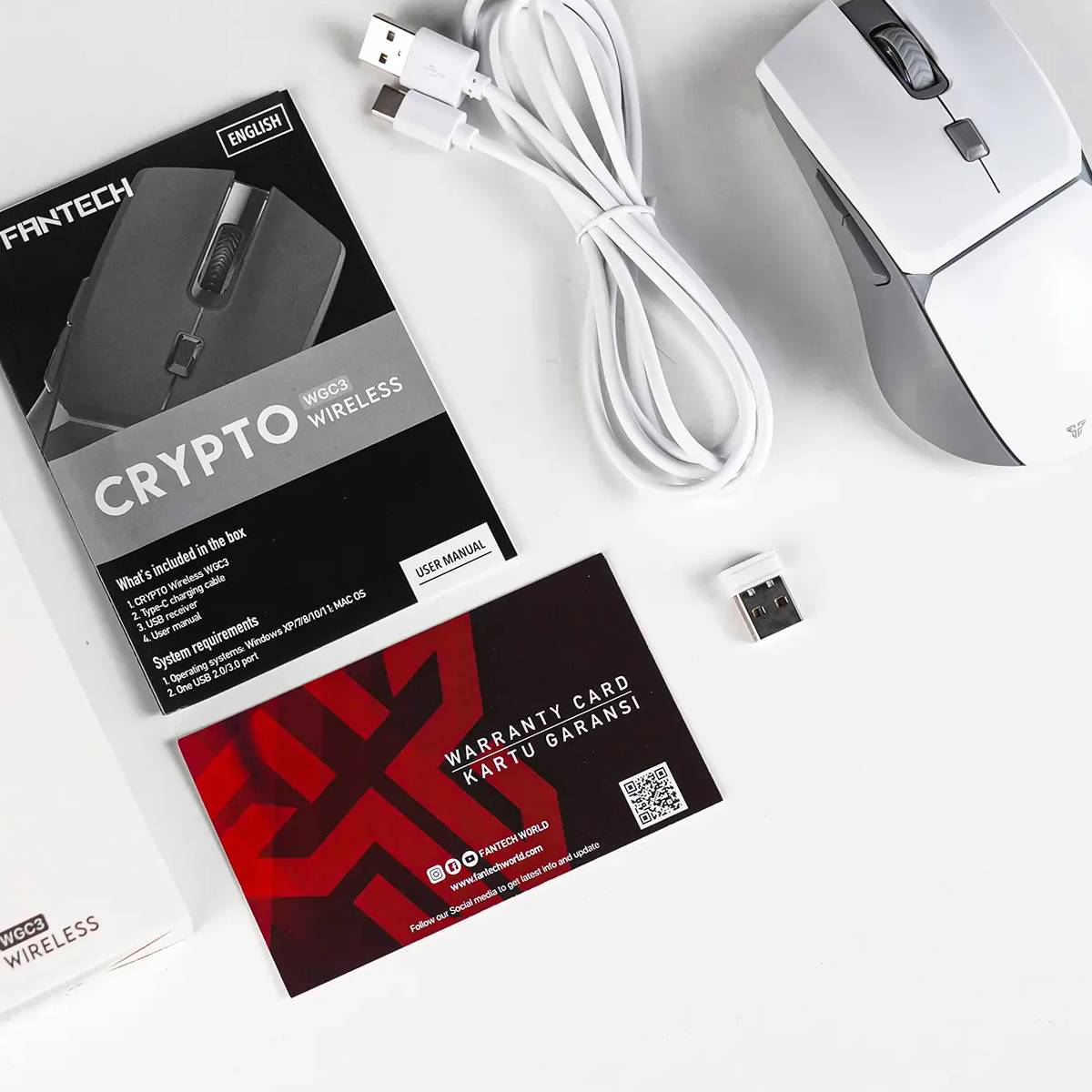 Mouse Inalámbrico Fantech WGC3 CRYPTO Space Edition - Imagen 4