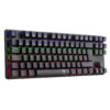 Teclado T-Dagger Bora Rainbow Lite T-TGK313-LIT Negro - Imagen 4