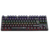 Teclado T-Dagger Bora Rainbow Lite T-TGK313-LIT Negro - Imagen 2