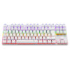 Teclado T-Dagger Bora Rainbow Lite T-TGK313W-LIT Blanco - Imagen 2