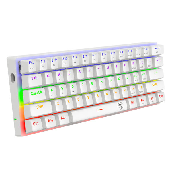 Teclado T-Dagger Arena Lite T-TGK321W-LIT Blanco - Imagen 3