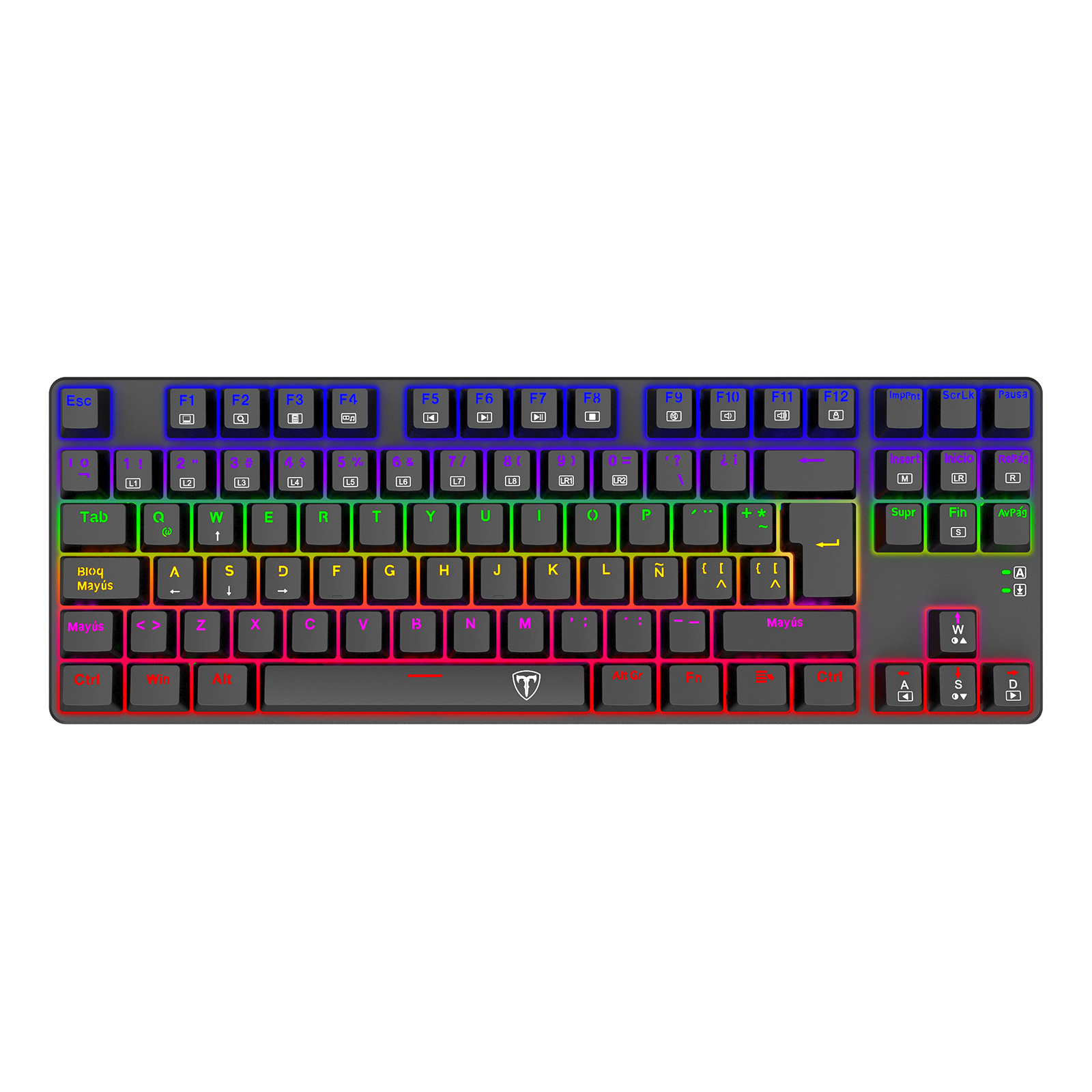 Kit Teclado y Mouse T-Dagger Advance Force Lite TGS005 Negro - Imagen 3
