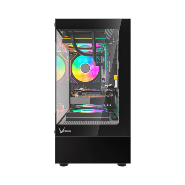 Gabinete Formula Crystal Z1CM PLUS Black AR - Imagen 3