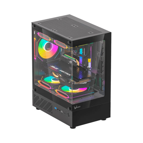 Gabinete Formula Crystal Z1CM PLUS Black AR