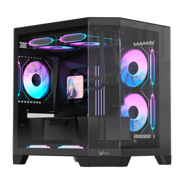 Gabinete Formula Crystal Z6M FLOE Black