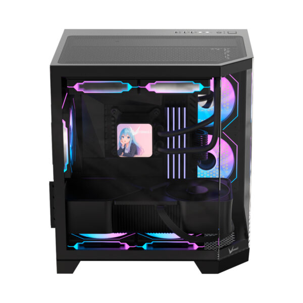 Gabinete Formula Crystal Z6M FLOE Black - Imagen 3