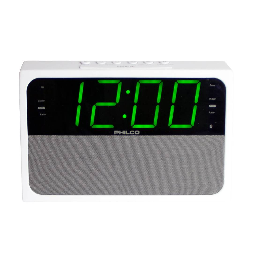 Radio Reloj Dual Philco PAR1018BT-GR Pantalla LED 1.8