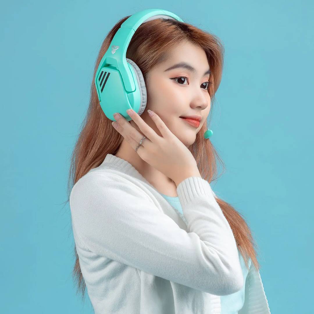 Audifonos Gamer Fantech MH86 Valor Mint - Imagen 4