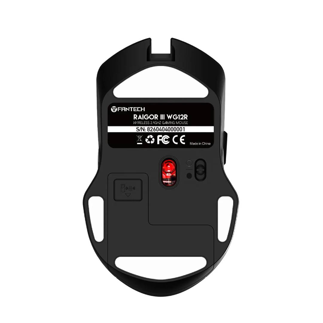 Mouse Inalámbrico Fantech WG12R RAIGOR III Black - Imagen 2