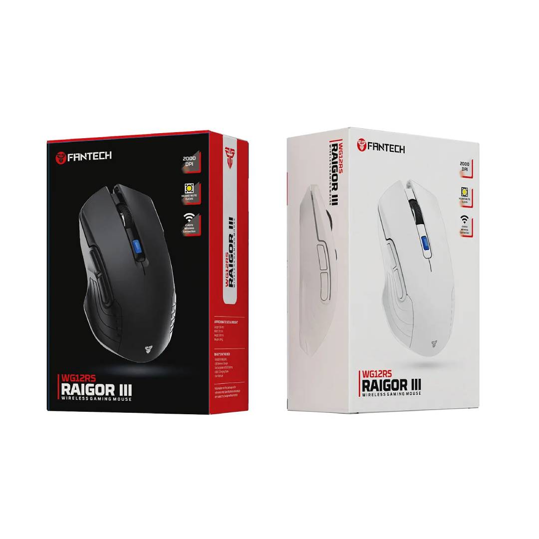 Mouse Inalámbrico Fantech WG12R s RAIGOR III S Black - Imagen 5