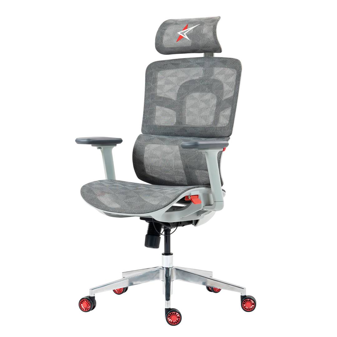 Silla Ergonómica DRAGSTER M3 TriMesh Gray - Imagen 3