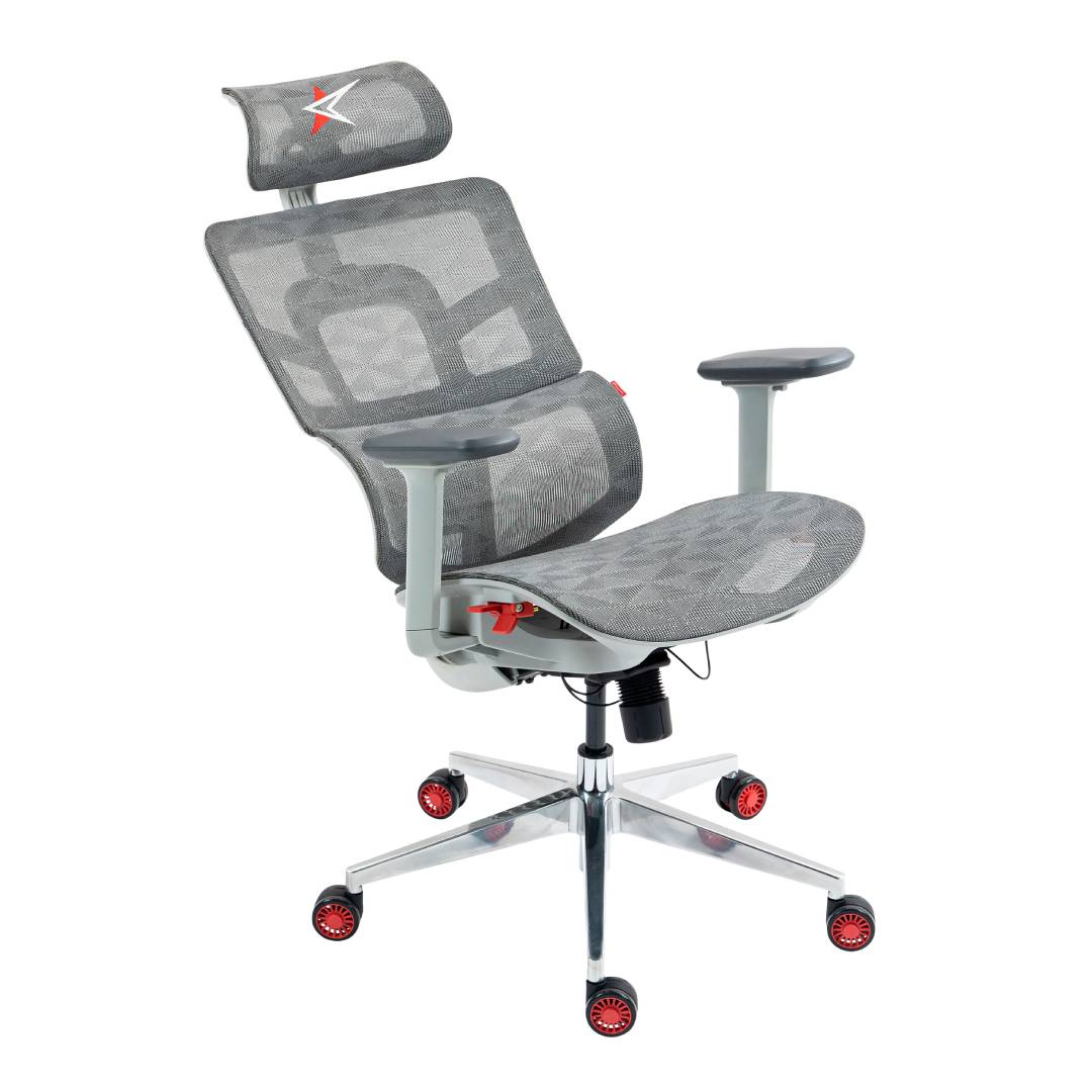 Silla Ergonómica DRAGSTER M3 TriMesh Gray - Imagen 2