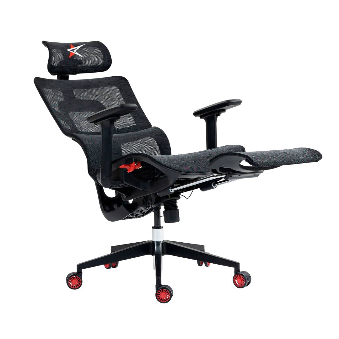 Silla Ergonómica DRAGSTER M4 TriMesh Black - Imagen 3