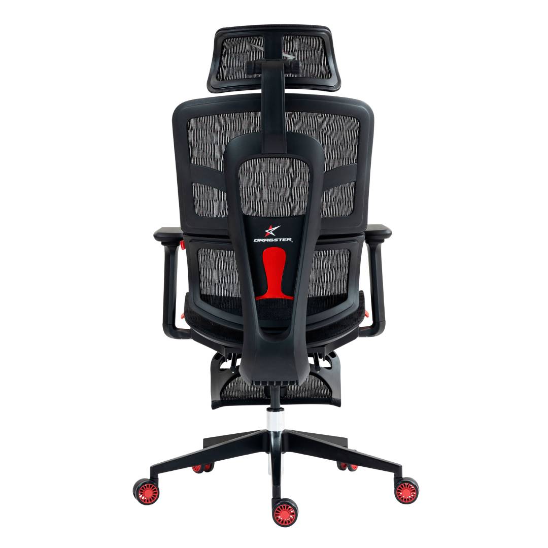 Silla Ergonómica DRAGSTER M4 TriMesh Black - Imagen 2