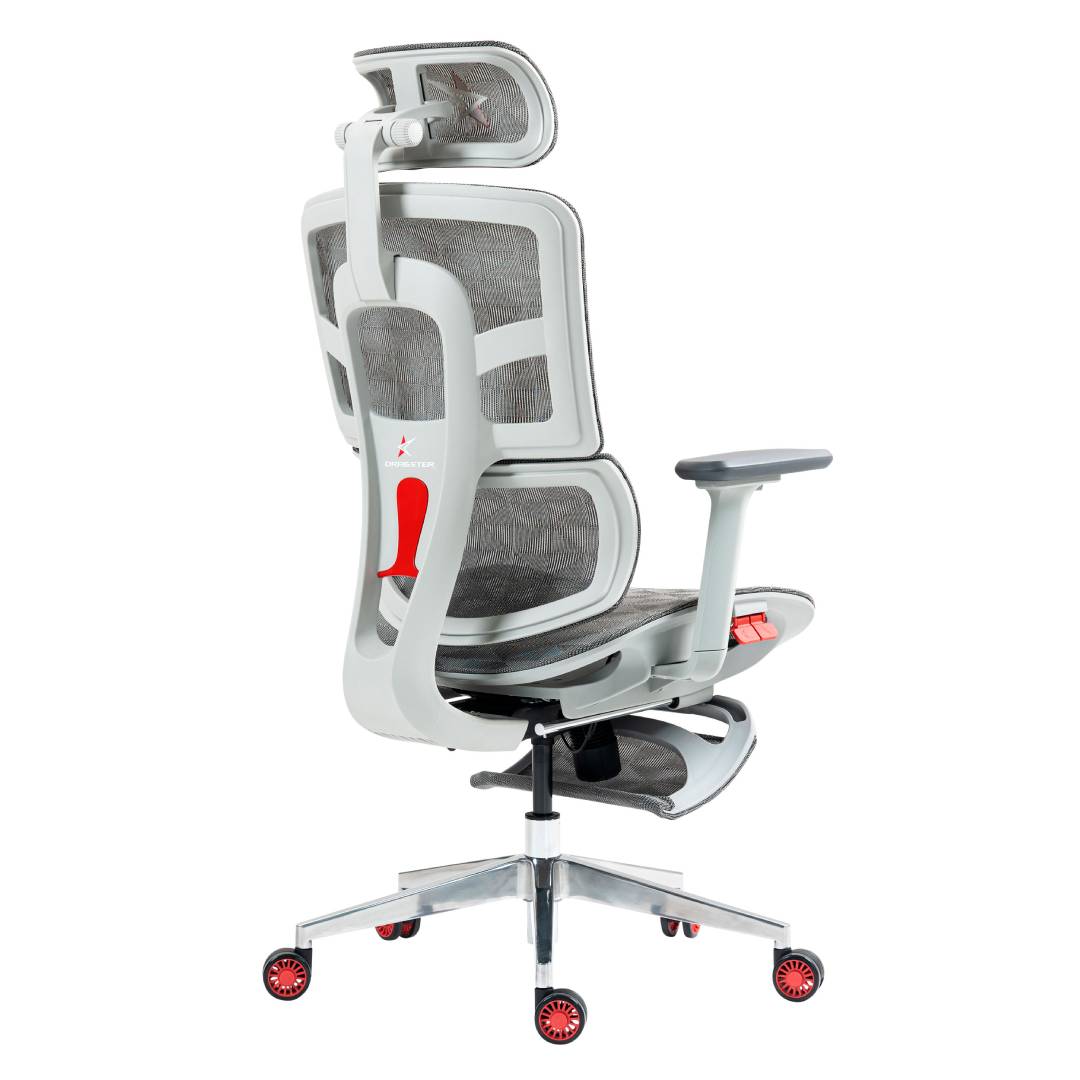 Silla Ergonómica DRAGSTER M4 TriMesh Gray - Imagen 4