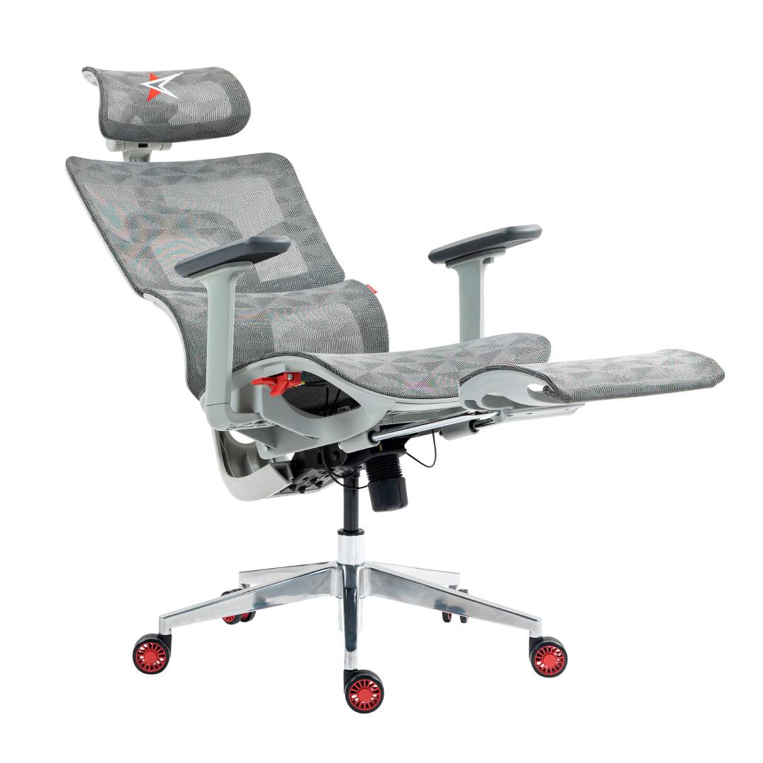 Silla Ergonómica DRAGSTER M4 TriMesh Gray - Imagen 5