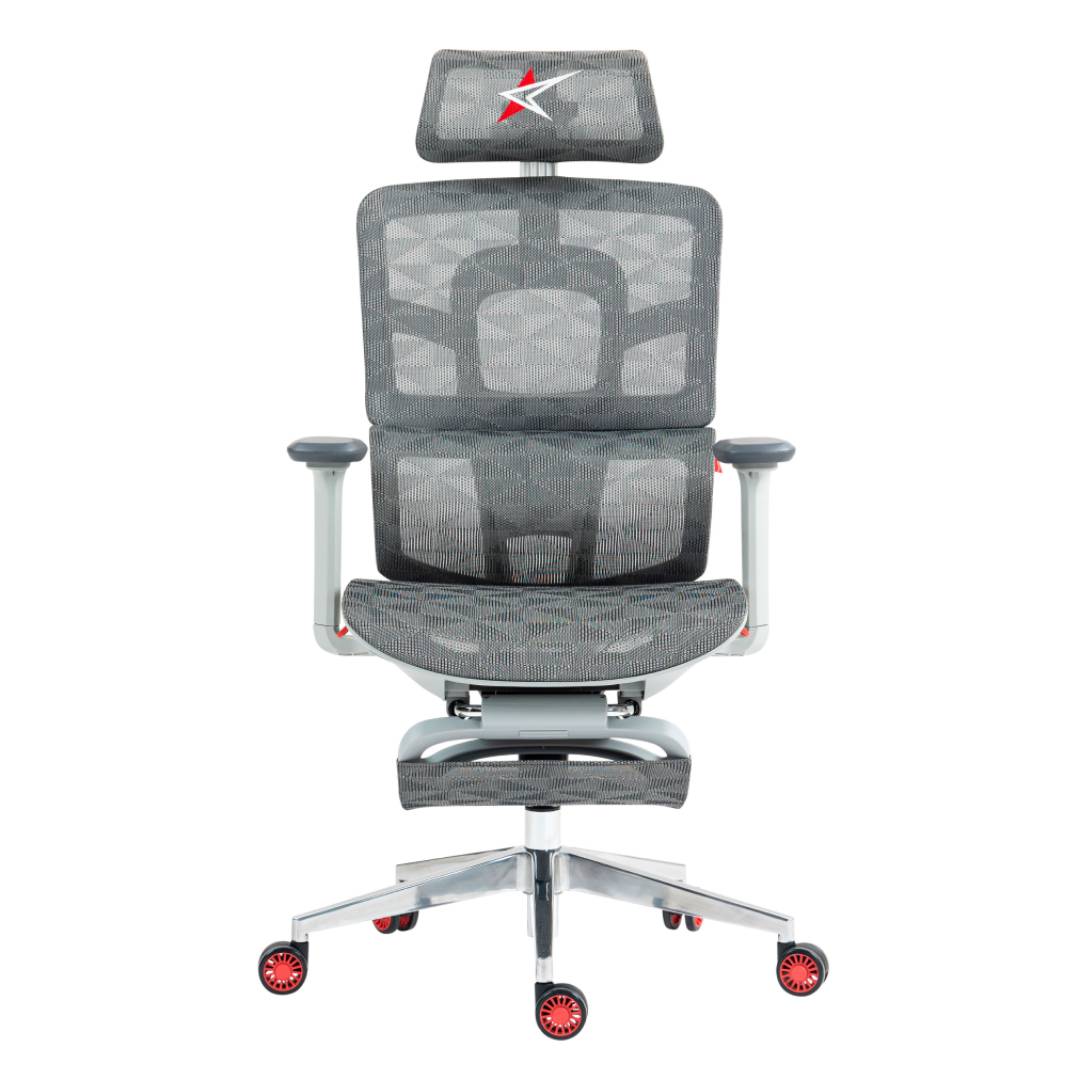 Silla Ergonómica DRAGSTER M4 TriMesh Gray - Imagen 2