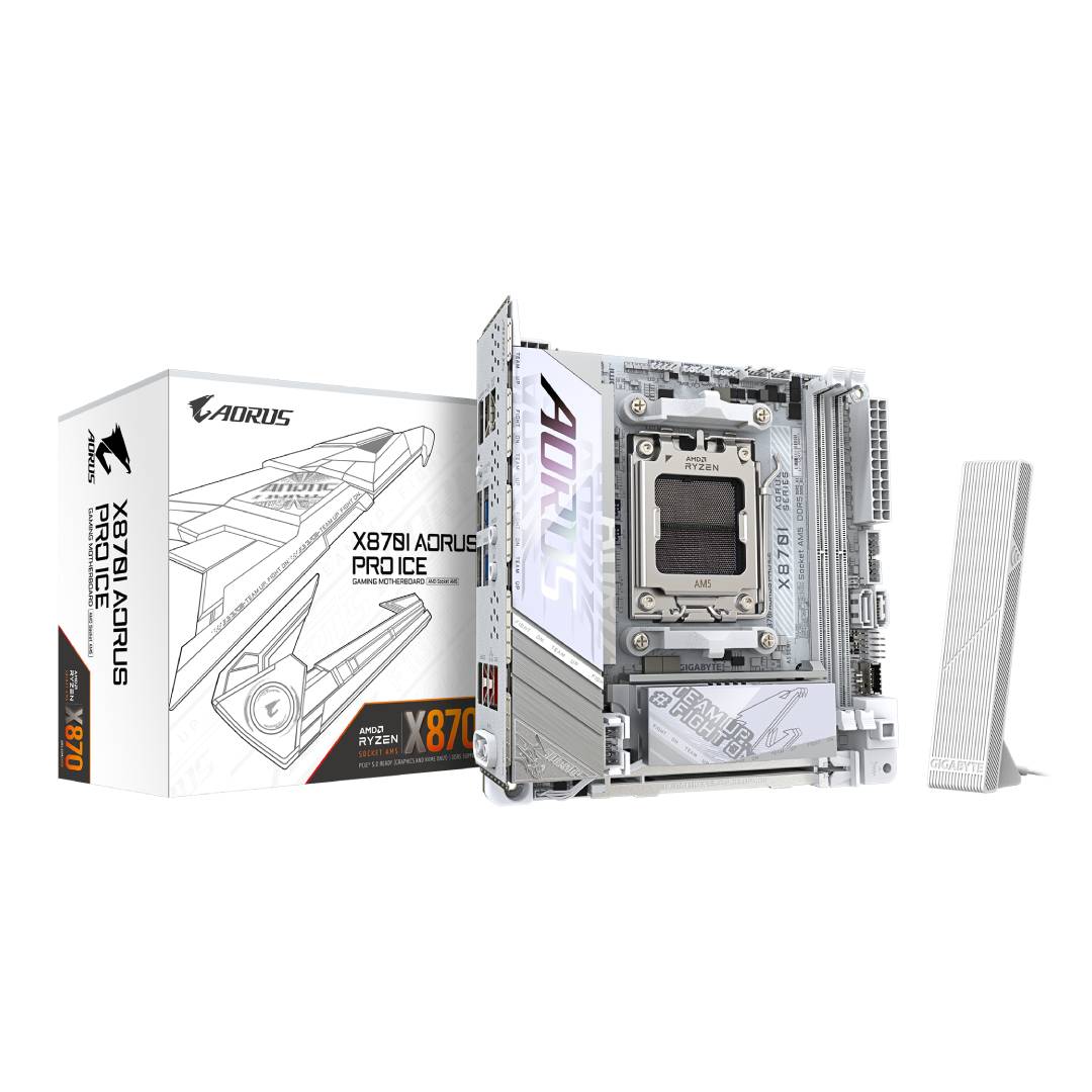 Placa Madre Gigabyte X870I AORUS PRO ICE, AM5, DDR5, mITX