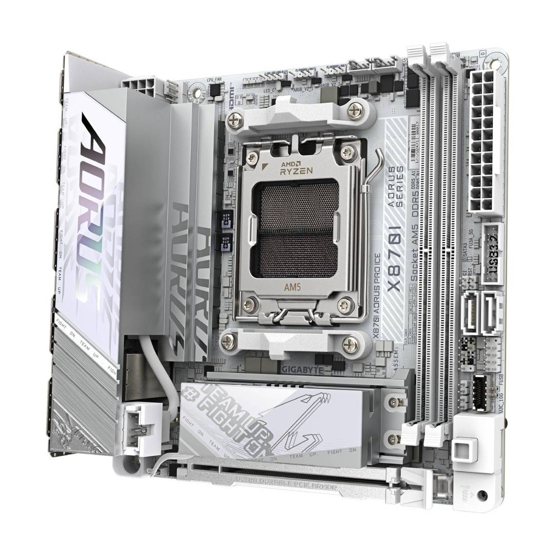 Placa Madre Gigabyte X870I AORUS PRO ICE, AM5, DDR5, mITX - Imagen 3