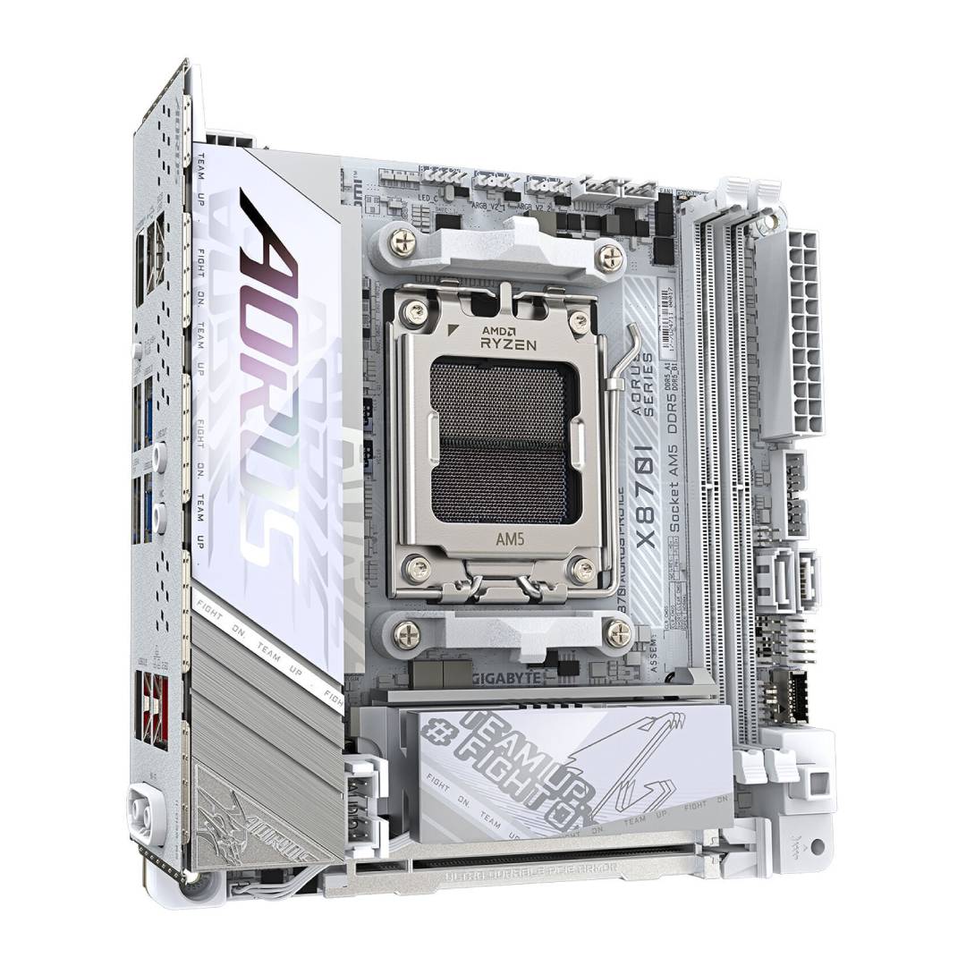 Placa Madre Gigabyte X870I AORUS PRO ICE, AM5, DDR5, mITX - Imagen 2