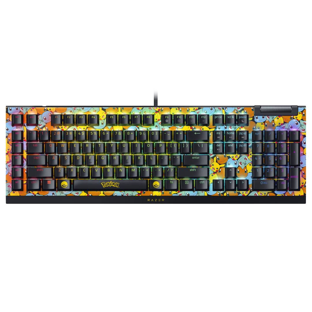 Teclado Razer BlackWidow V4 X, Pokémon Edition, Sw Green, US