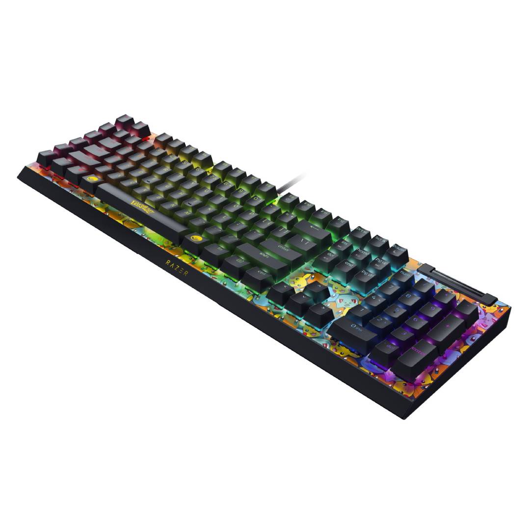 Teclado Razer BlackWidow V4 X, Pokémon Edition, Sw Green, US - Imagen 3