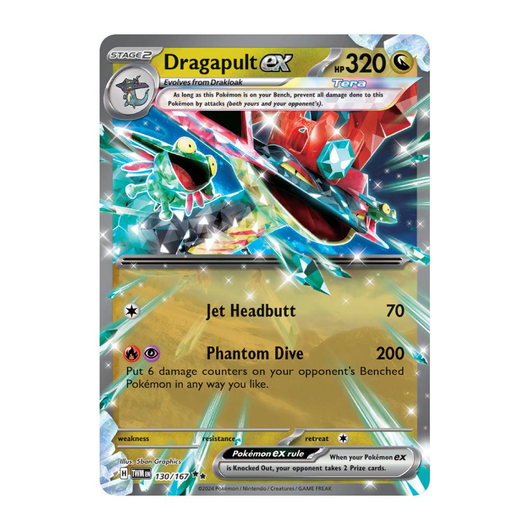 Pokemon: Hydreigon ex & Dragapult ex Premium Collection ING - Imagen 4