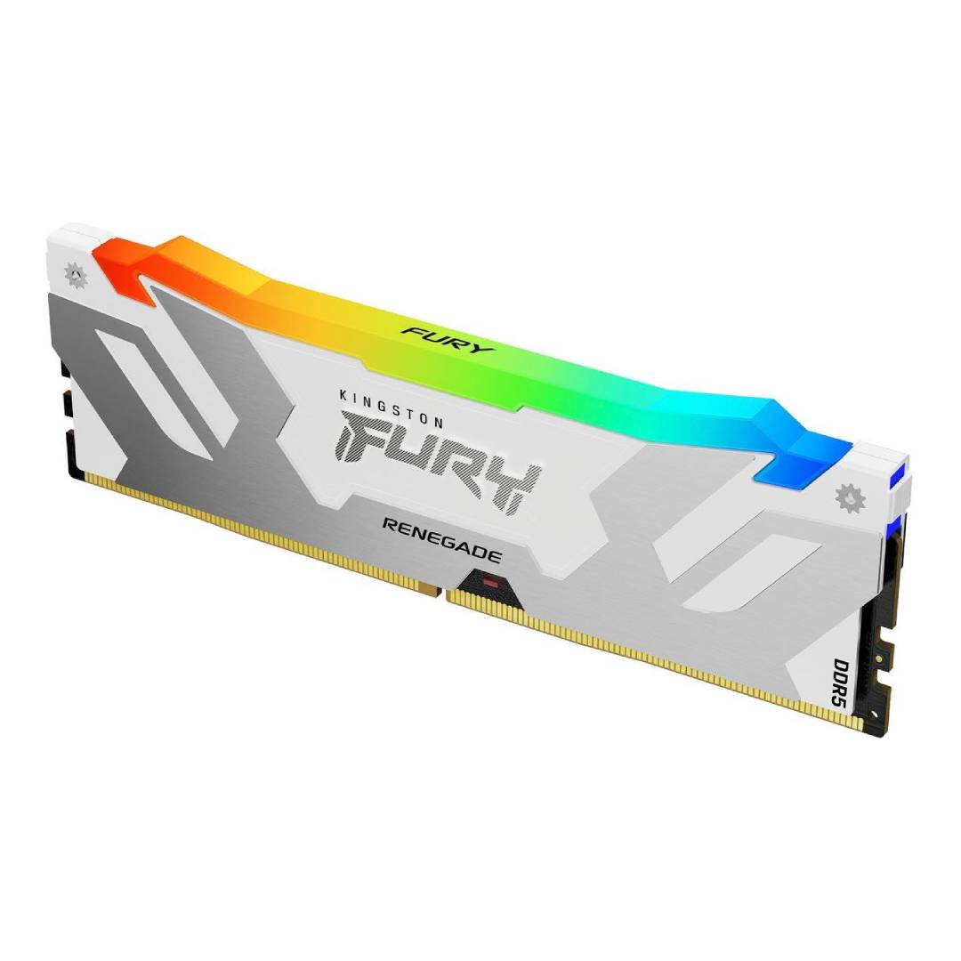 Memoria RAM Kingston Fury Renegade 16G DDR5 6400M White RGB - Imagen 2