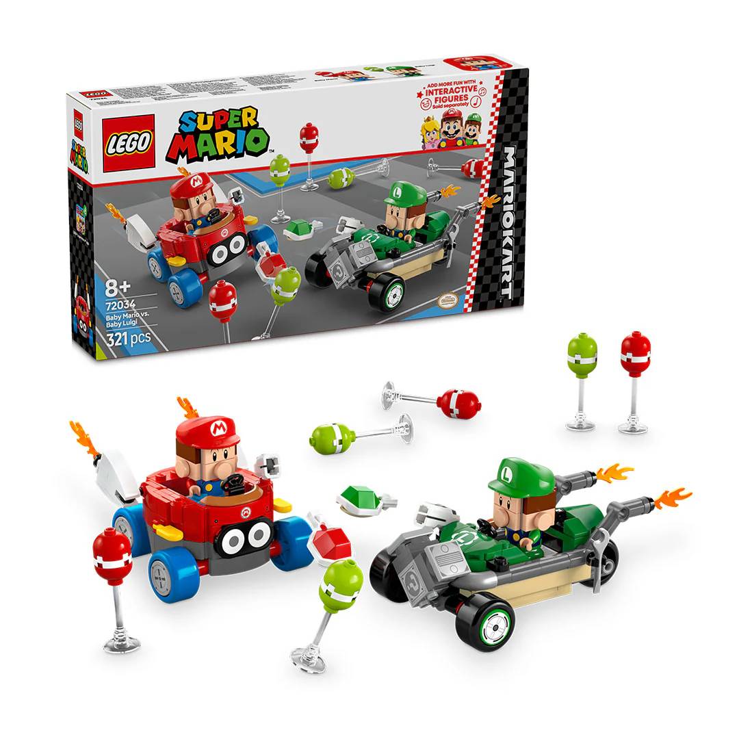 LEGO Super Mario: Mario Kart: Bebé Mario vs Bebé Luigi 72034