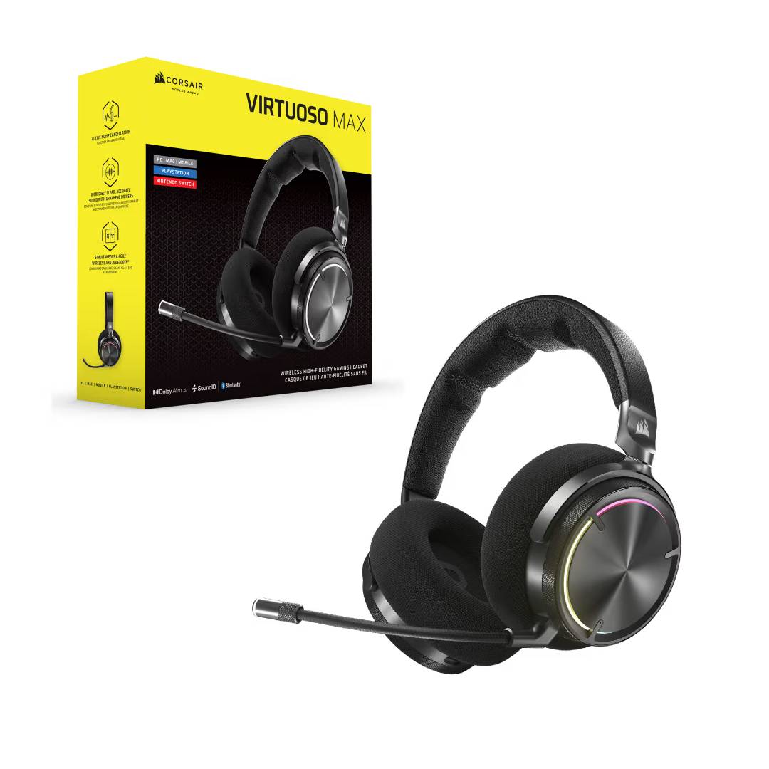 Audifonos Corsair Virtuoso MAX Wireless - Carbon - Imagen 3