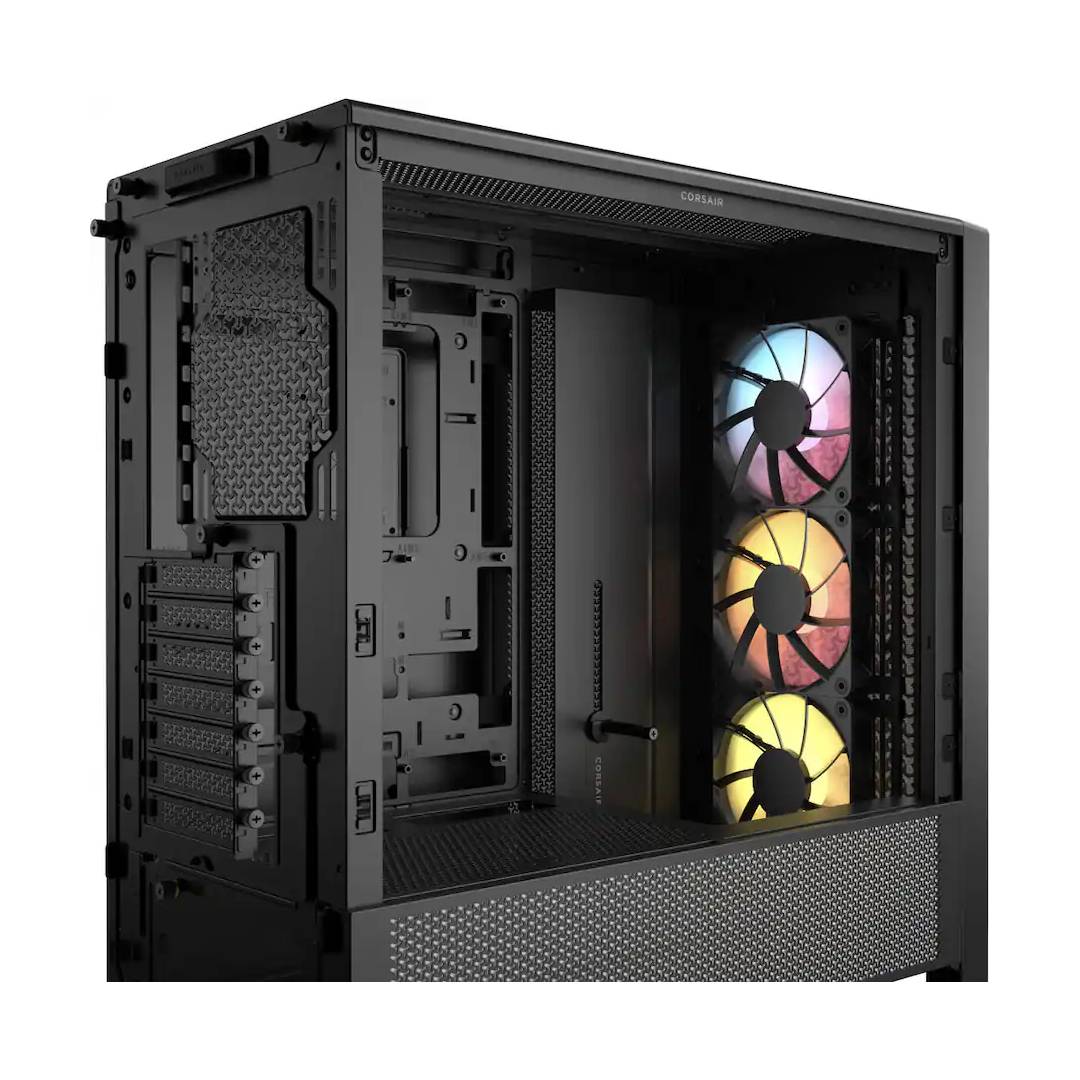 Gabinete Corsair FRAME 4000D RS ARGB, E-ATX Negro - Imagen 3