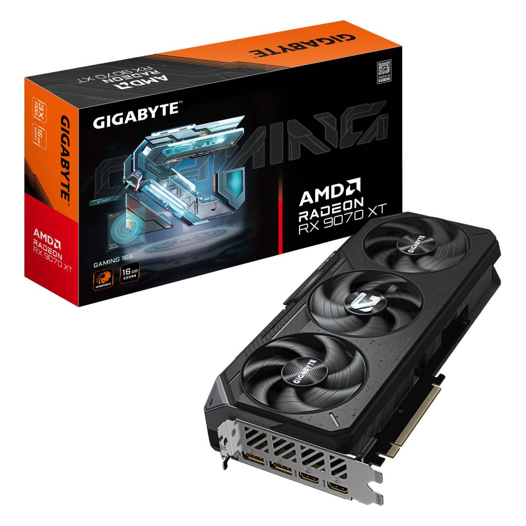 Tarjeta de Video Gigabyte Radeon RX 9070 XT GAMING OC 16GB