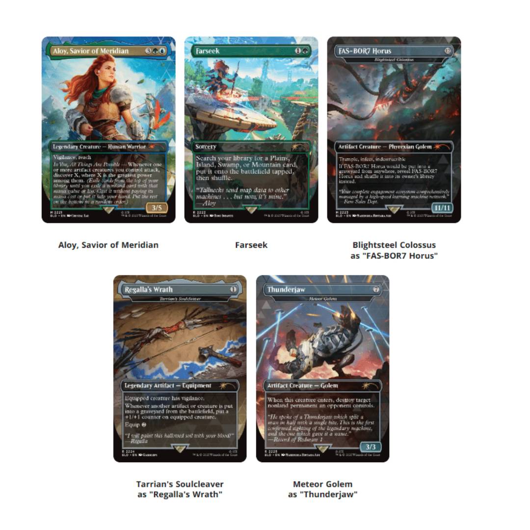 MTG Secret Lair Horizon Zero Dawn: Huntress and the Machines - Imagen 2
