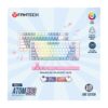 Teclado Fantech ATOM X83 MK612 AME White (Switch Rosie) - Imagen 3