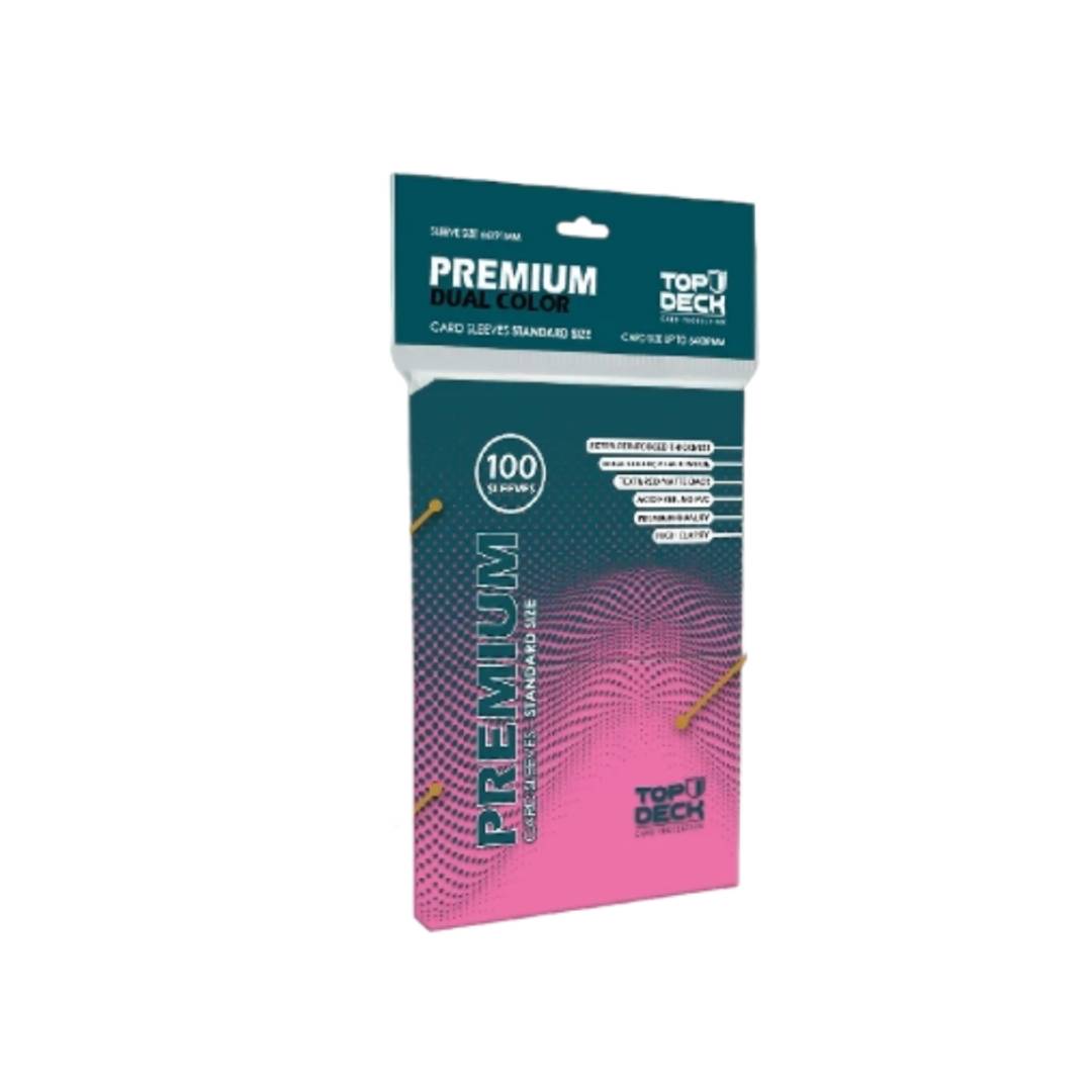 Protectores Premium Dual Color Standard Rosado (66x91mm)