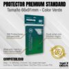 Protectores Premium Dual Color Standard Verde (66x91mm) - Imagen 2