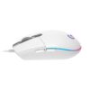Mouse Logitech G203 LIGHTSYNC RGB, Cableado, 8000DPI Blanco - Imagen 4