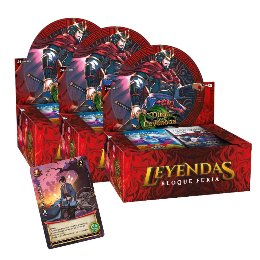 (PREVENTA) X3 Display Leyendas Bloque Furia 2026 MyL