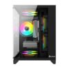 Gabinete Exodia ExoPlus Negro mATX 5 Fans ARGB V. Templado - Imagen 2