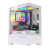 Gabinete Exodia Prisma 200 Blanco mATX 3Fans ARGB V Templado